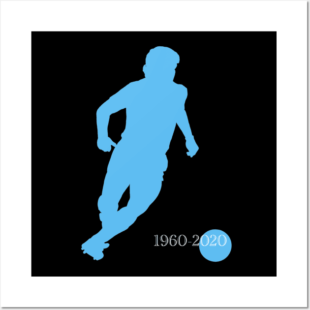 RIP Maradona Wall Art by hiphopshark